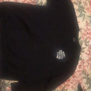 Anti social club sweatshirt
